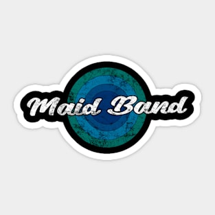 Vintage Maid Band Sticker